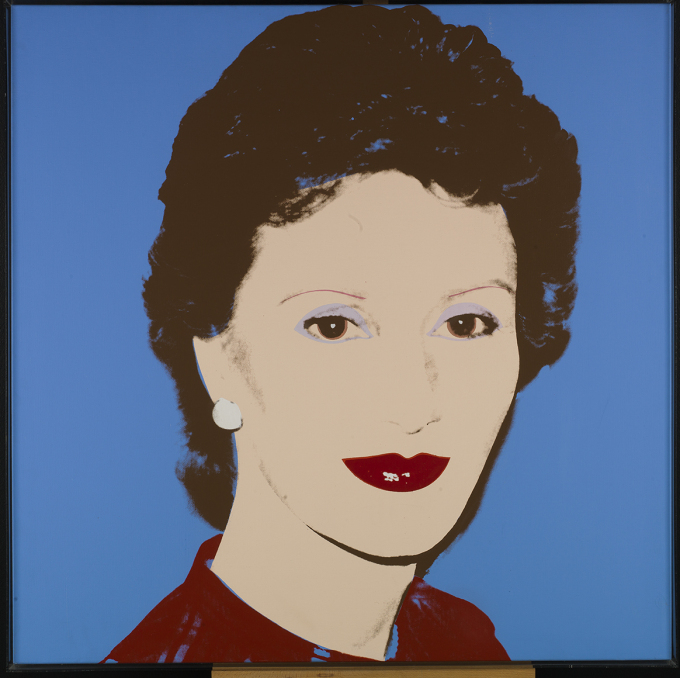 Andy Warhol portrayed the then Crown Princess Sonja as part of 